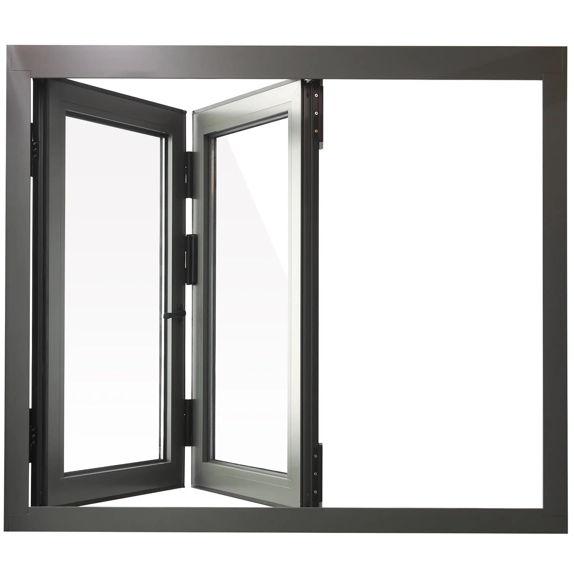 36"x36" Custom Aluminum Bifold Window - Direct WinDoors — Direct WinDoors