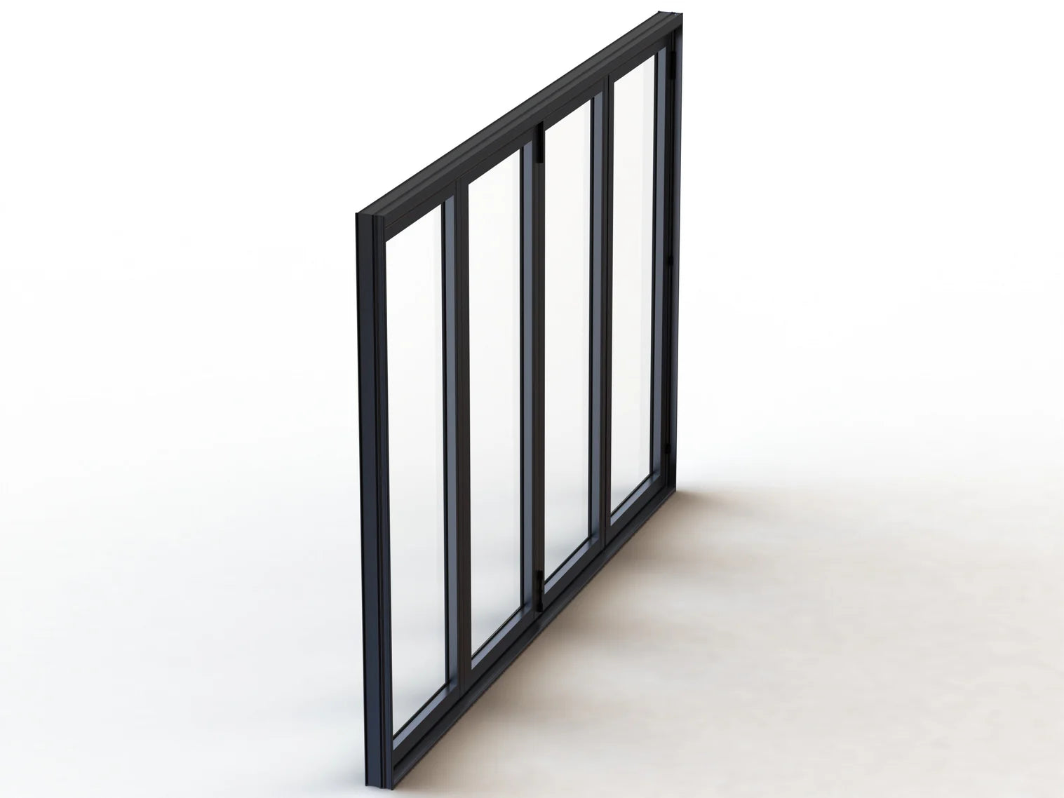 120"x96" Custom Energy Efficient Aluminum Bifold Door — Direct WinDoors