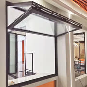72"x48" Custom Energy Efficient Aluminum Folding Up Window — Direct WinDoors