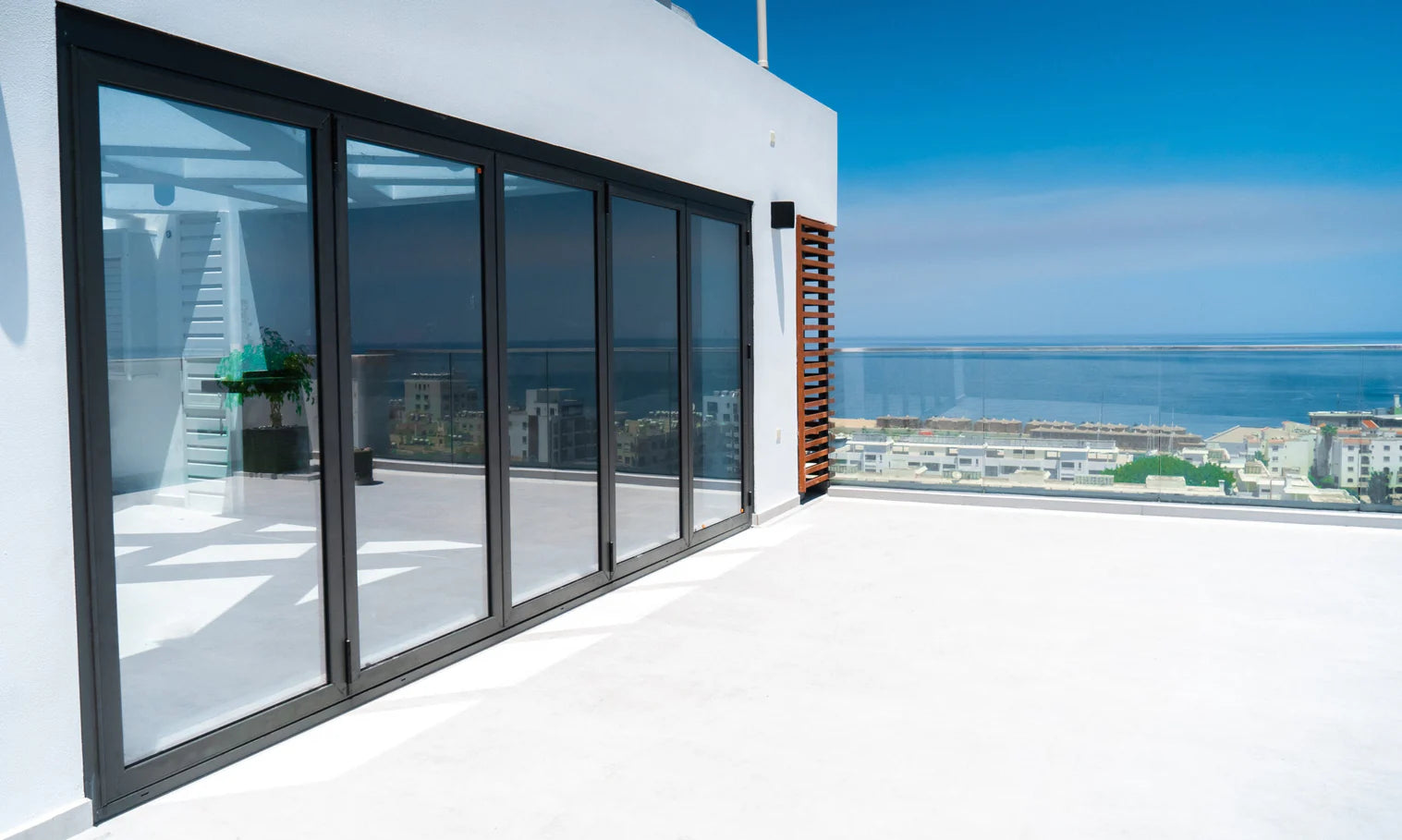 144x80 Custom Aluminum Bifold Door