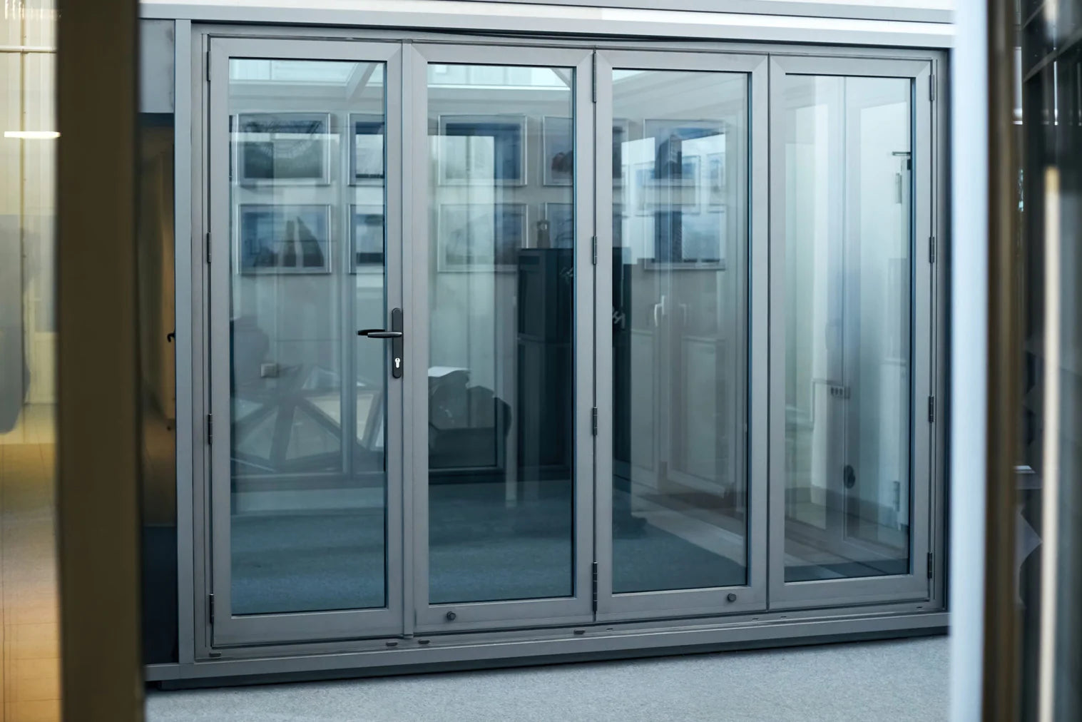 120"x96" Custom Energy Efficient Aluminum Bifold Door — Direct WinDoors