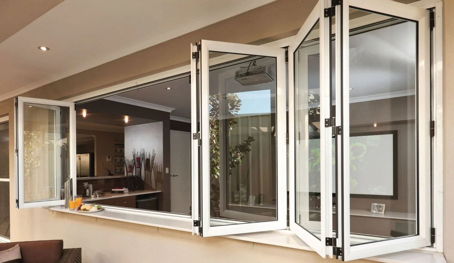 Custom Aluminum Bifold Window