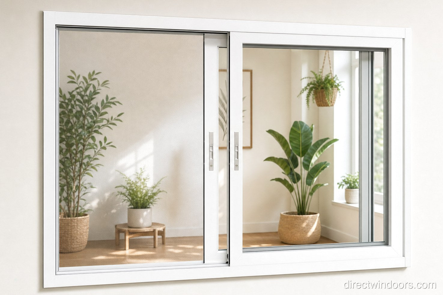48″ x 48″ Custom Aluminum Sliding Window — Direct WinDoors