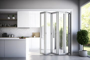120"x96" Custom Energy Efficient Aluminum Bifold Door — Direct WinDoors