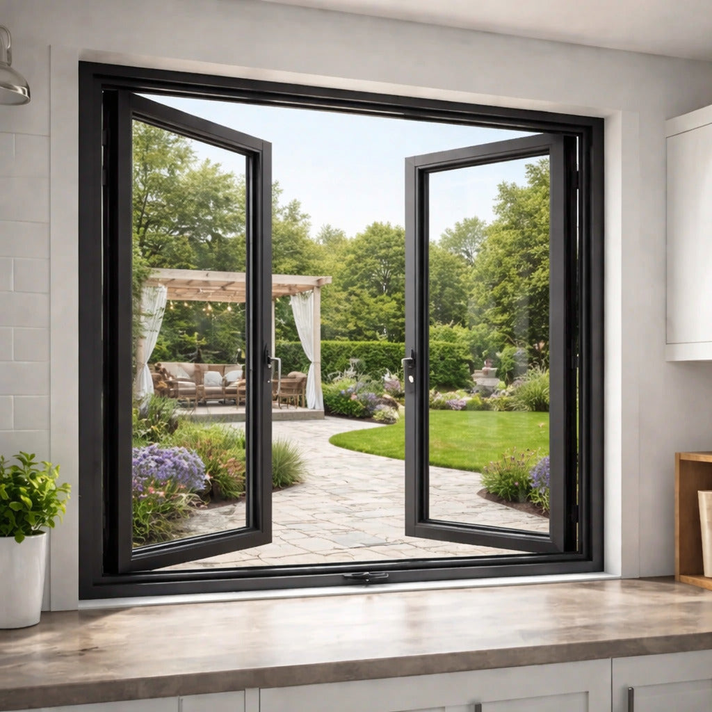 60x36 Custom Aluminum Casement Window - Frame Detail