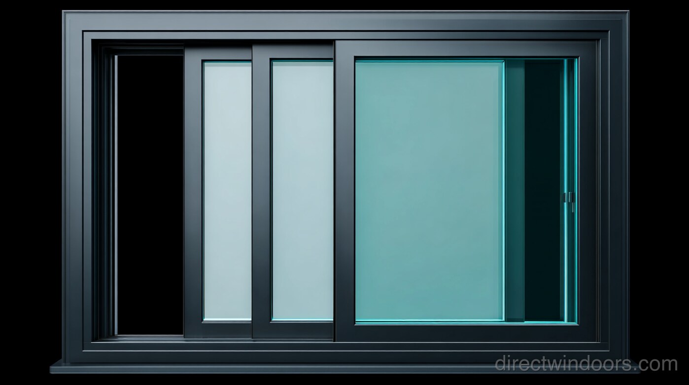 60x36 Custom Aluminum Sliding Window | Direct WinDoors