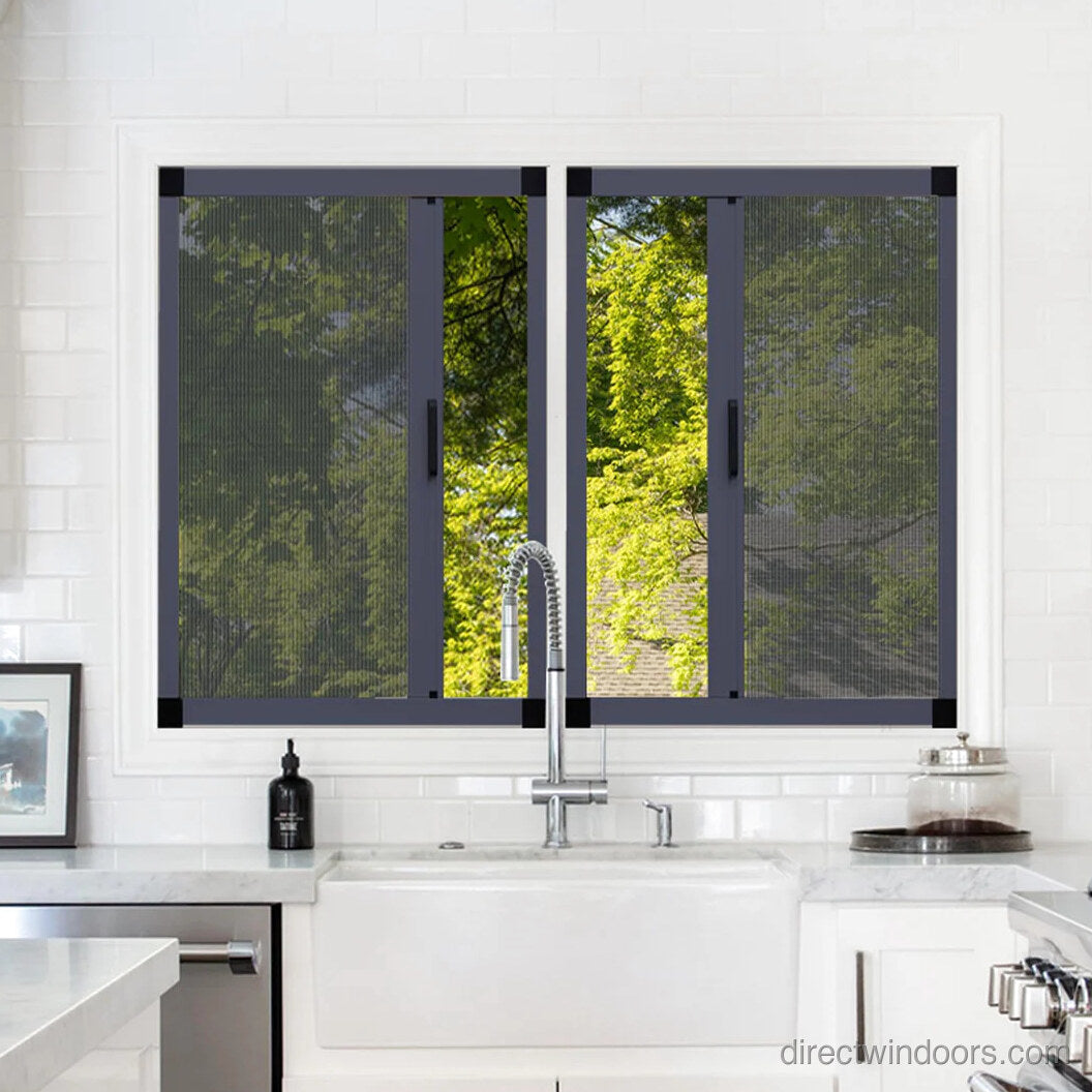 60x48 Custom Aluminum Retractable Screen Window - Lifestyle View