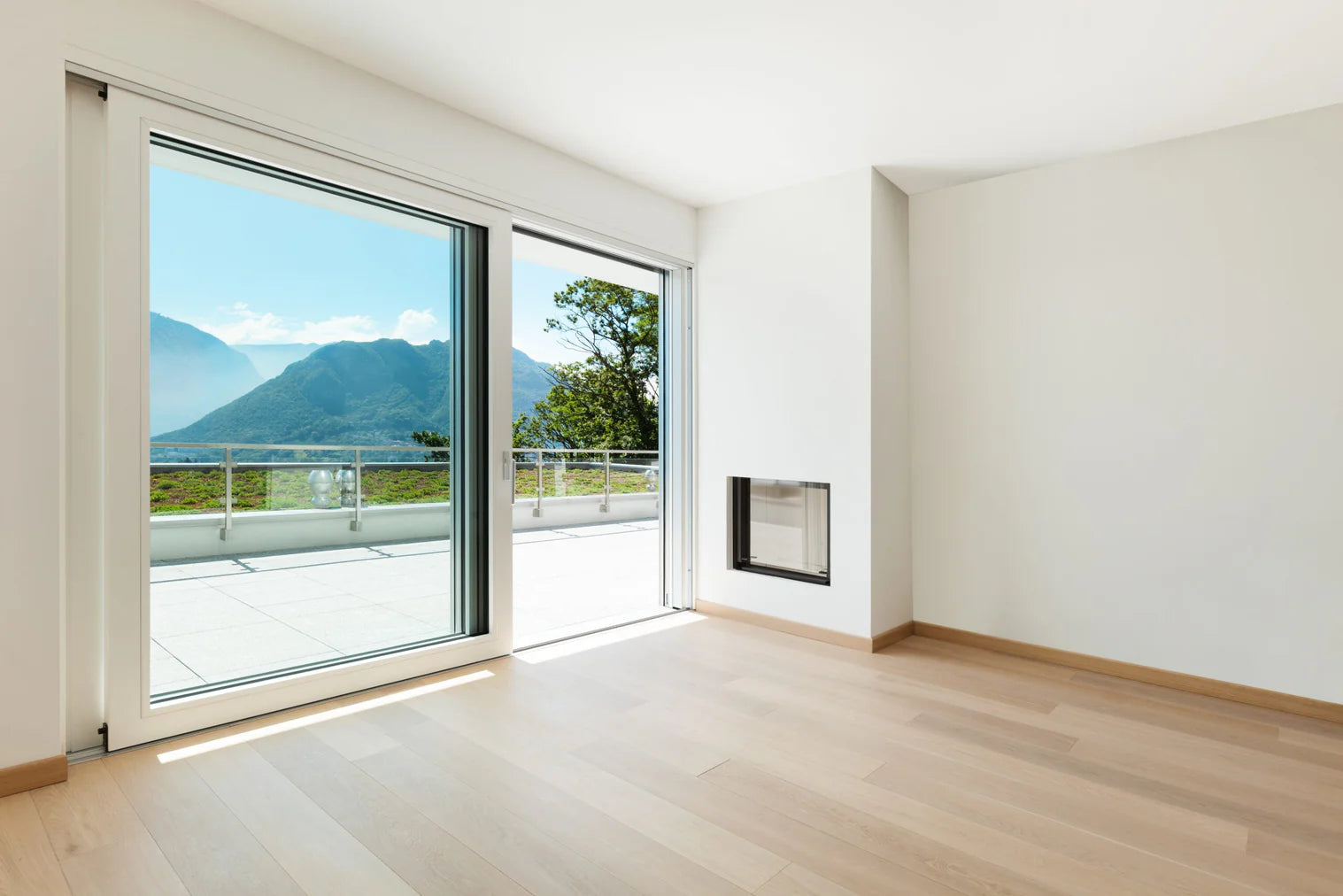 96"x80" Custom Energy Efficient Aluminum Sliding Doors — Direct WinDoors