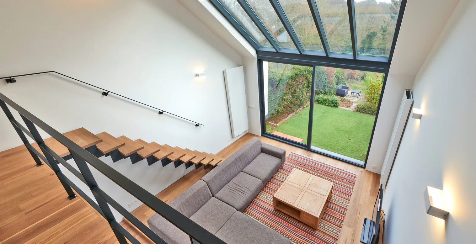 96"x96" Custom Energy Efficient Aluminum Sliding Doors — Direct WinDoors