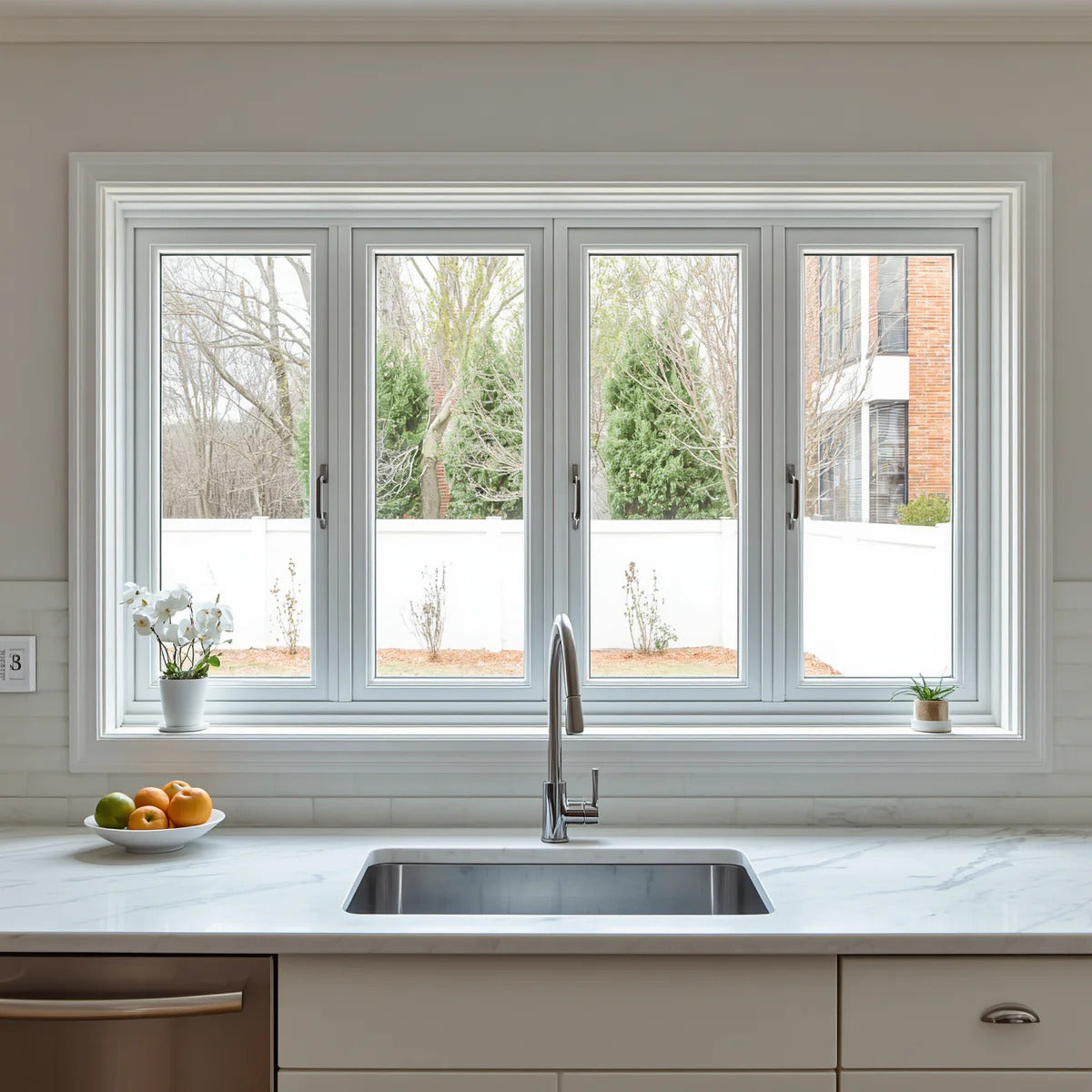 96x36 Custom Aluminum Bifold Window