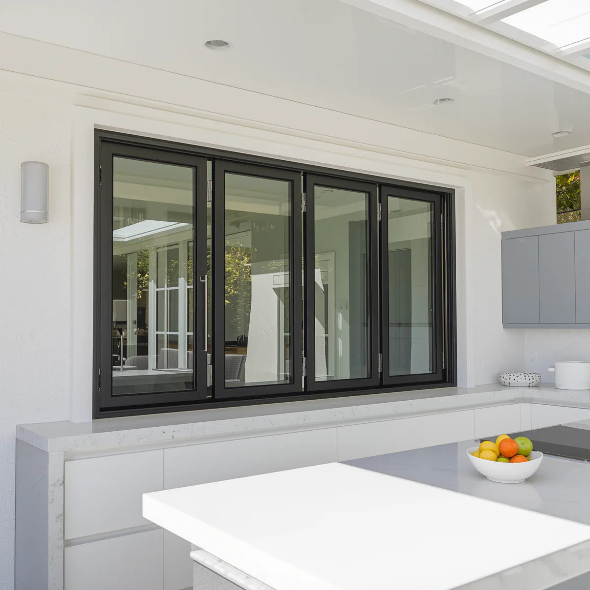 96x36 Custom Aluminum Bifold Window