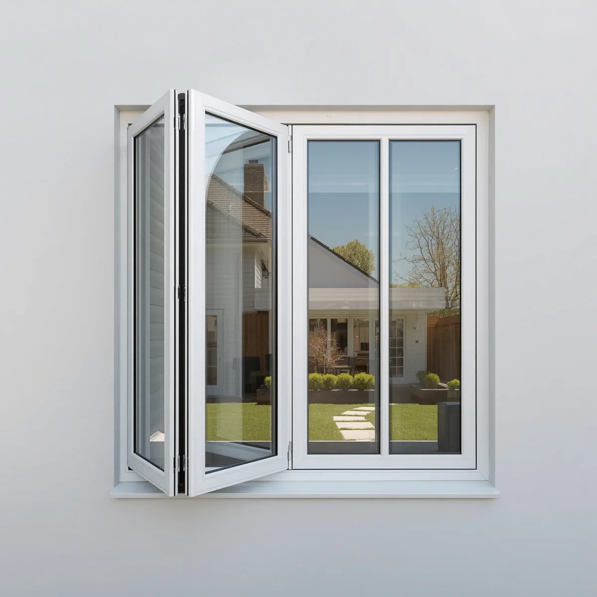 96x36 Custom Aluminum Bifold Window