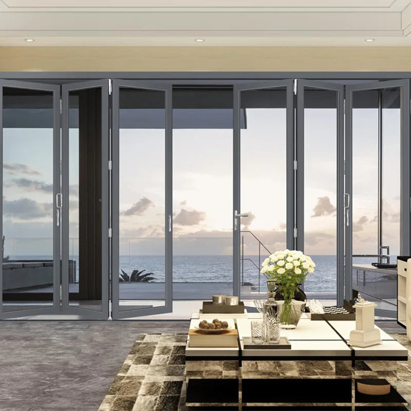 72"x96" Custom Aluminum Bifold Door - Direct WinDoors — Direct WinDoors