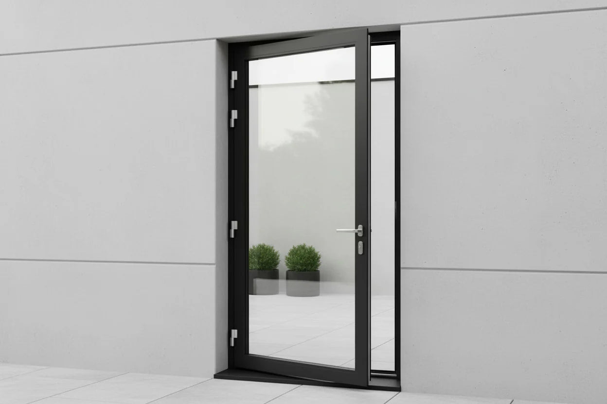 32"x80" Custom Energy-Efficient Aluminum French Door — Direct WinDoors