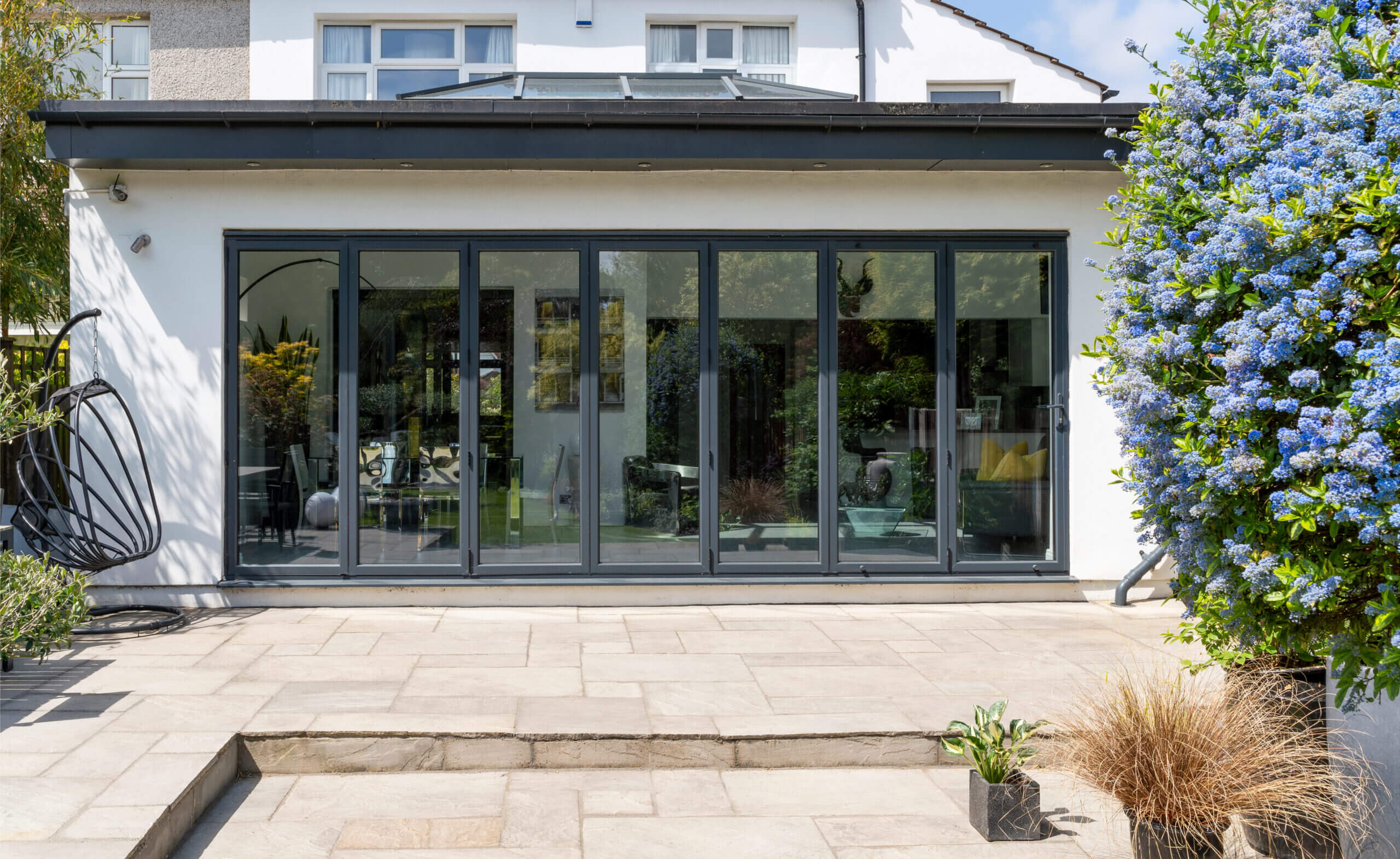 216"x80" Custom Aluminum Bifold Door - Direct WinDoors — Direct WinDoors
