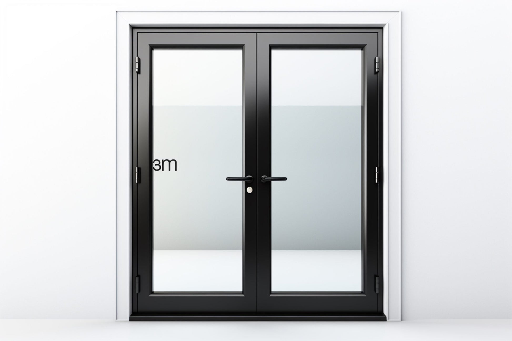 60"x80" Custom Aluminum French Door - Direct WinDoors — Direct WinDoors