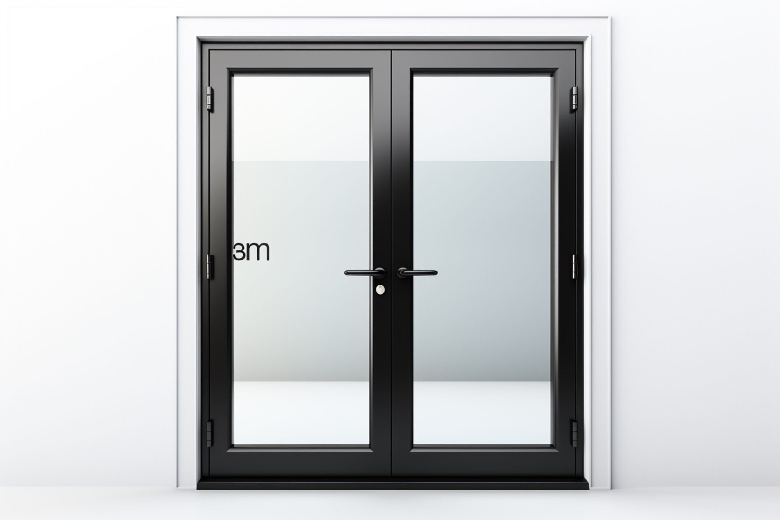 60"x80" Custom Aluminum French Door - Direct WinDoors — Direct WinDoors