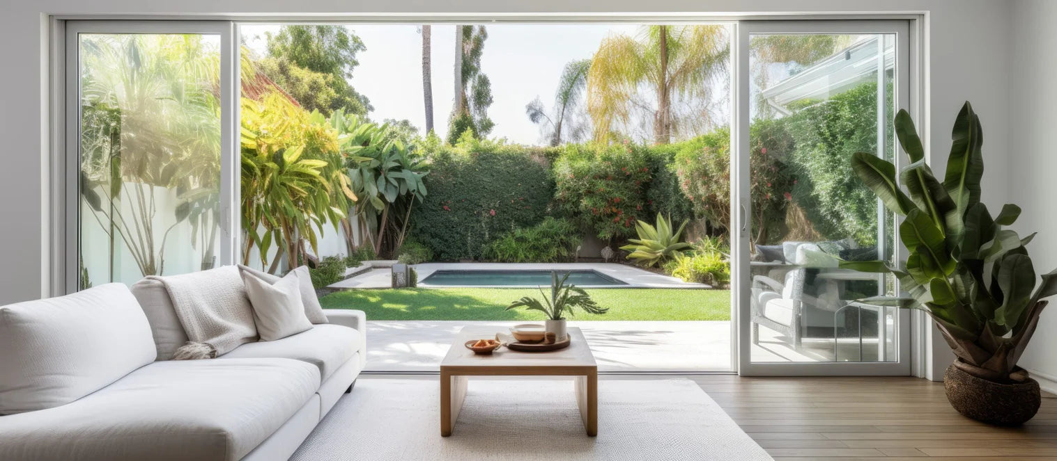 192"x96" Custom Energy-Efficient Aluminum Sliding Doors — Direct WinDoors