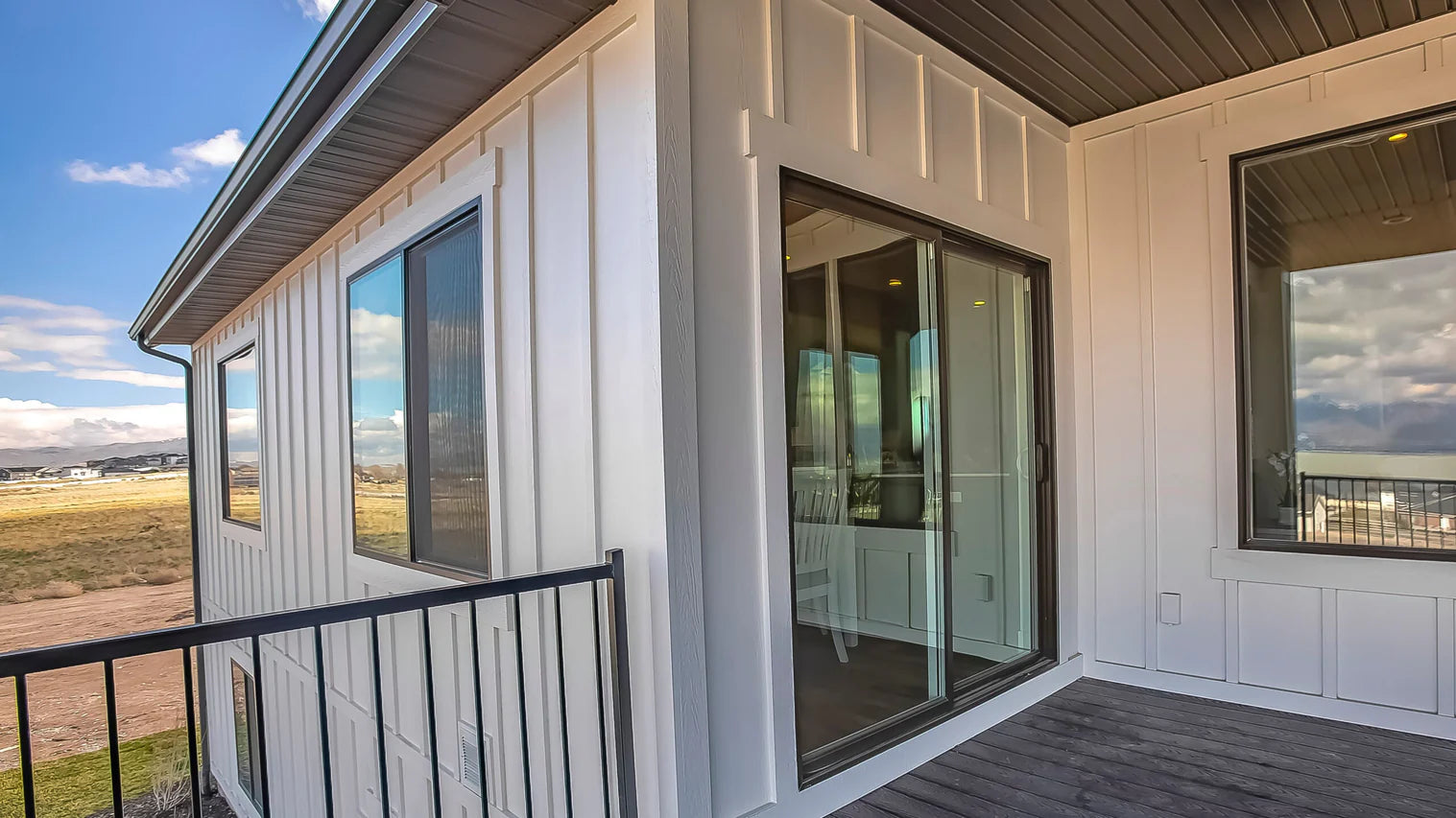 72"x80" Custom Energy Efficient Aluminum Sliding Doors — Direct WinDoors