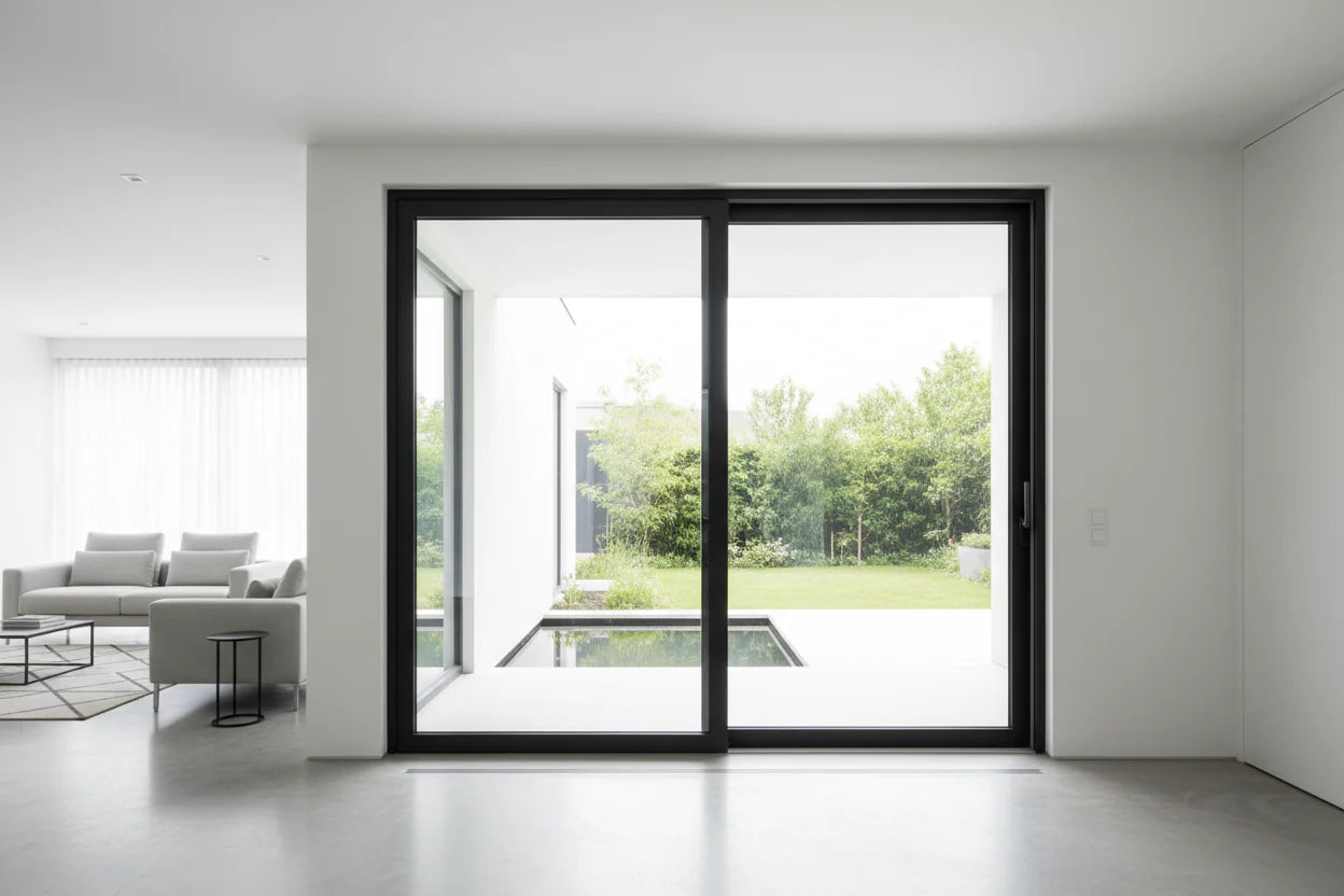 60"x96" Custom Energy Efficient Aluminum Sliding Doors — Direct WinDoors